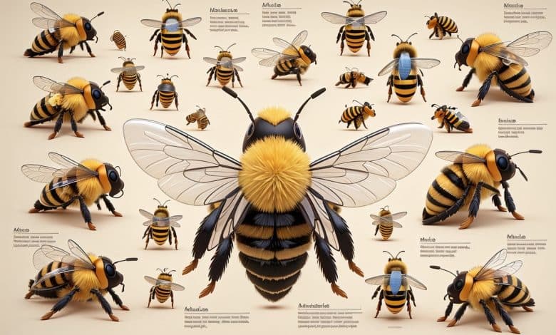 types of bees in europe