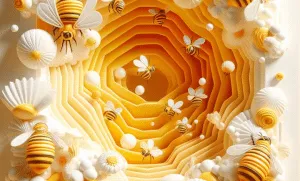 Exploring the Intricate World inside of a beehive Structure of a inside of a beehive