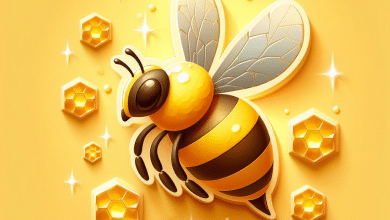 honey bee stickers