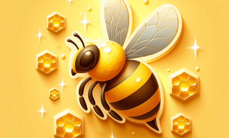 honey bee stickers