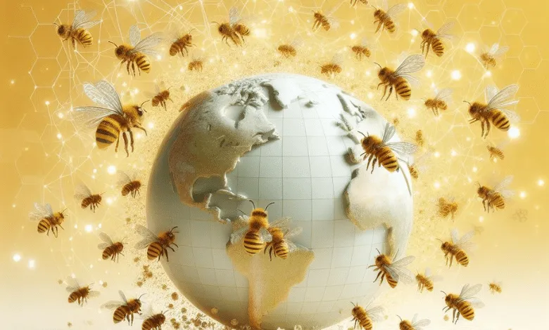how many eyes does a bee have