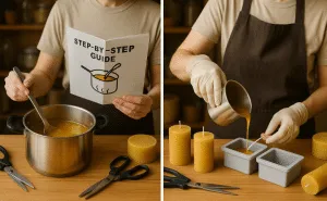 DIY Beeswax Candles A Step-by-Step Guide Step-by-Step Guide to Making Beeswax Candles