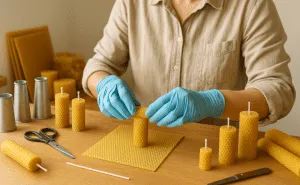 DIY Beeswax Candles A Step-by-Step Guide DIY beeswax candles