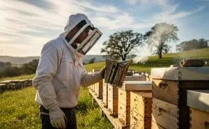 How To Inspect Bee Hive Safely A Beginner’s Guide Approaching the Bee Hive
